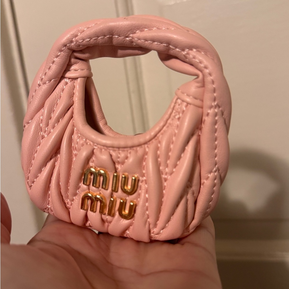Quilted Pink labubu Bag